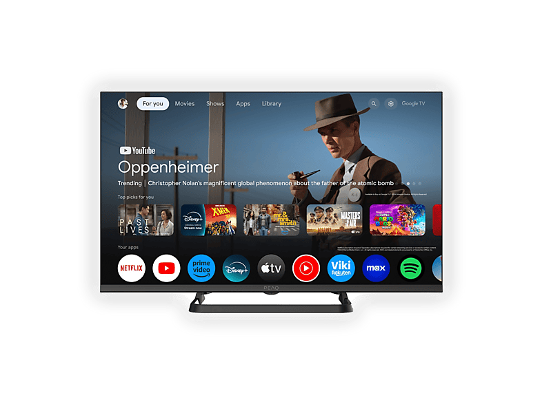 PEAQ PTV32GH-7124C Smart TV LED 32'', HD, Dolby Digital Plus