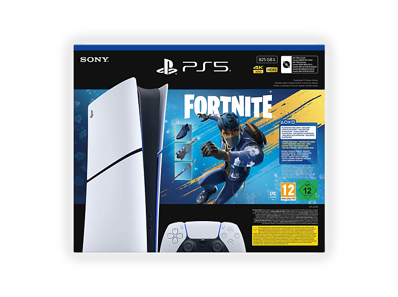 SONY PS5 Dig Fortnite Chaos, White