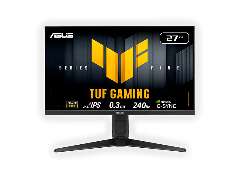 ASUS TUF Gaming VG279QML5A Monitor Gaming, 27 ", Full-HD, 1920 x 1080 Pixel, tempo di risposta 1 ms, refresh rate 240 Hz