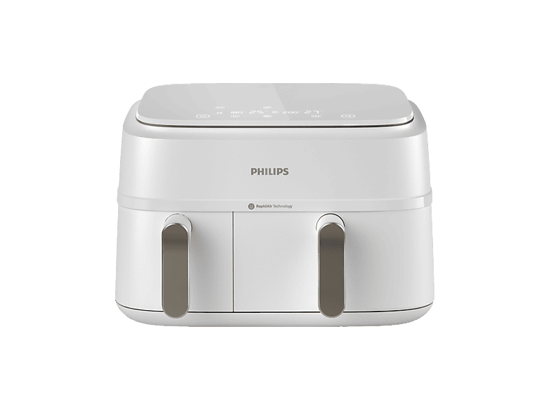 PHILIPS Airfryer Serie 3000 da 9L NA353/10 FRIGGITRICE AD ARIA, capacità 9 l, Max potenza 2750 W, Bianco