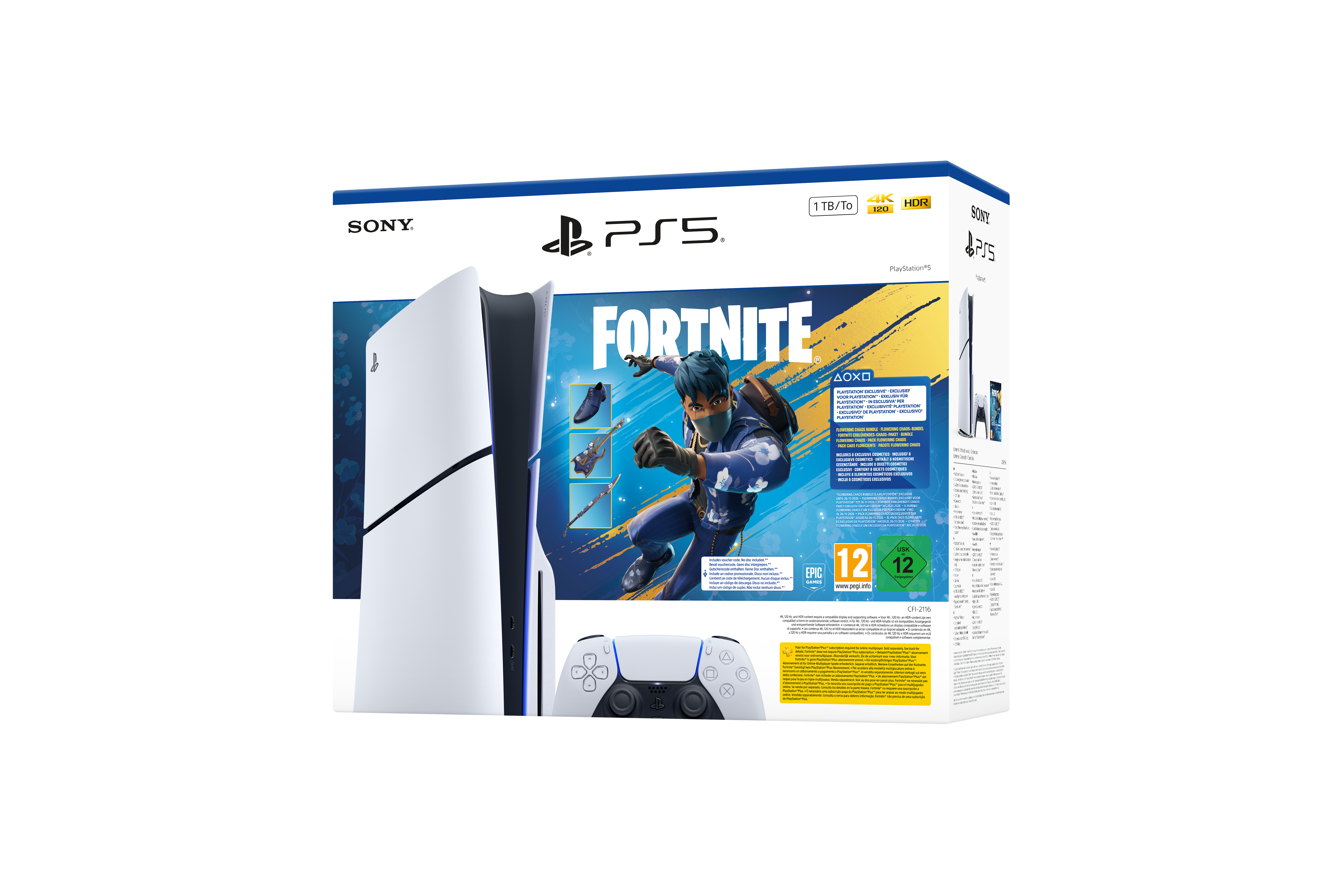 SONY PlayStation®5-console 1 TB – Fortnite Flowering Chaos bundel