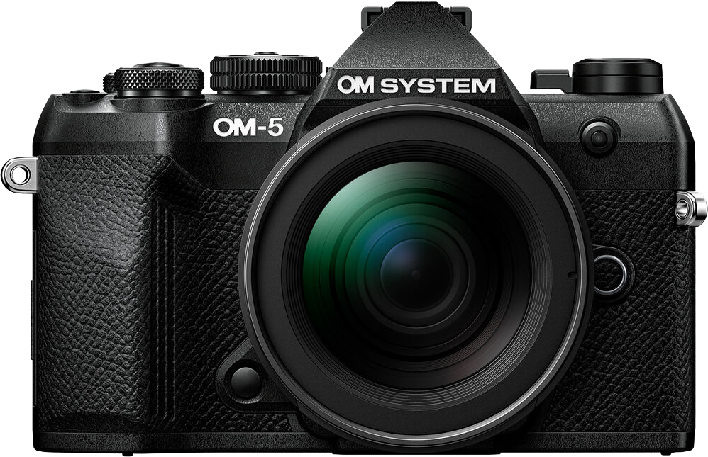 OM SYSTEM OM-5 II váz, fekete + M.Zuiko Digital 12-45mm F4 PRO objektív, fekete, kit