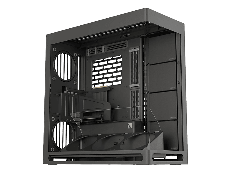 HAVN HS 420 VGPU Midi-Tower PC-Gehäuse, Schwarz