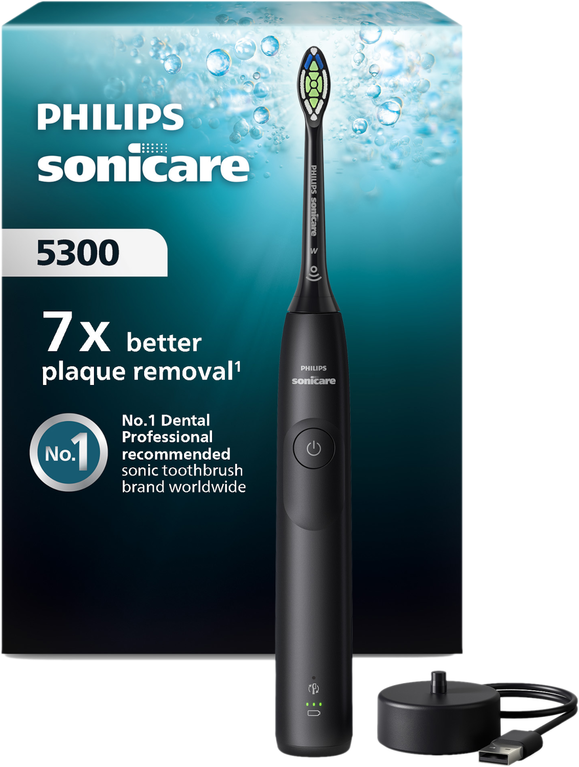 Philips Sonicare 5300 Series Hx7101/01 Elektrische Tandenborstel Zwart