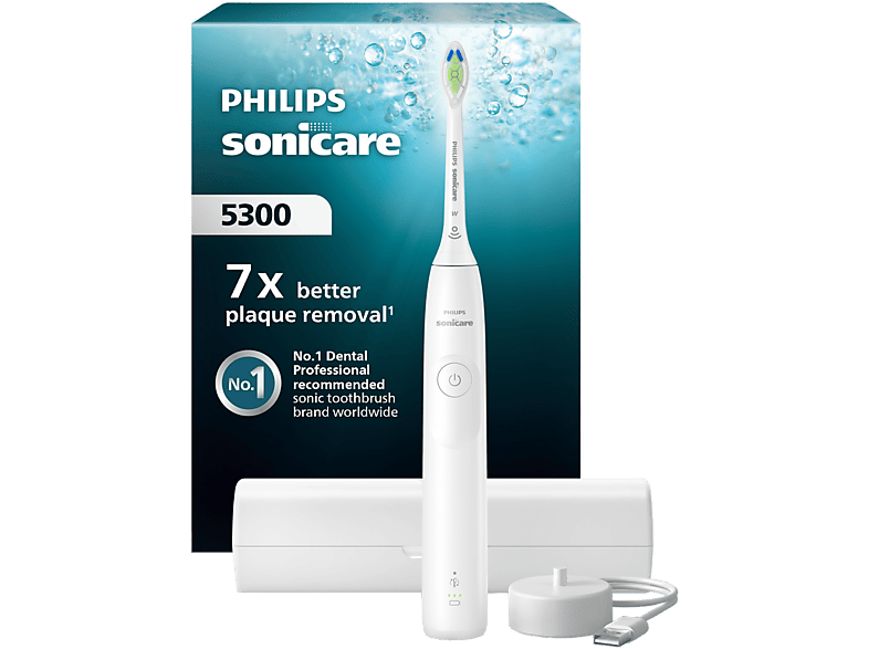 Philips Sonicare 5300 Series Hx7108/02 Elektrische Tandenborstel Wit