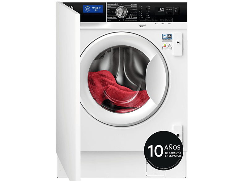 AEG – Lavadora integrable AEG 8 kg/ 1.400 rpm, ProSteam – LFN7G8434F.
