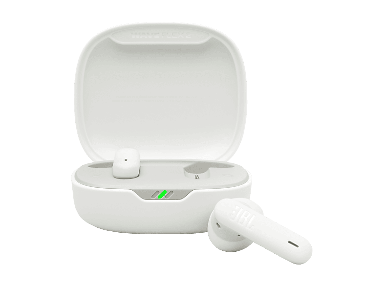 JBL Wave Flex 2, In-ear Kopfhörer Bluetooth Weiß