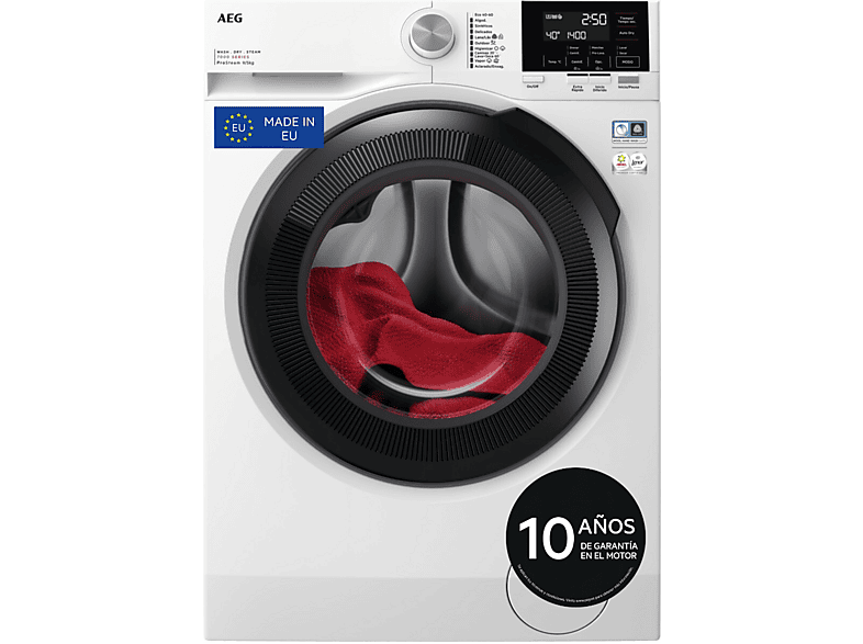 AEG – Lavadora secadora AEG 9 kg / 1.400 rpm – LWR7194M4B.