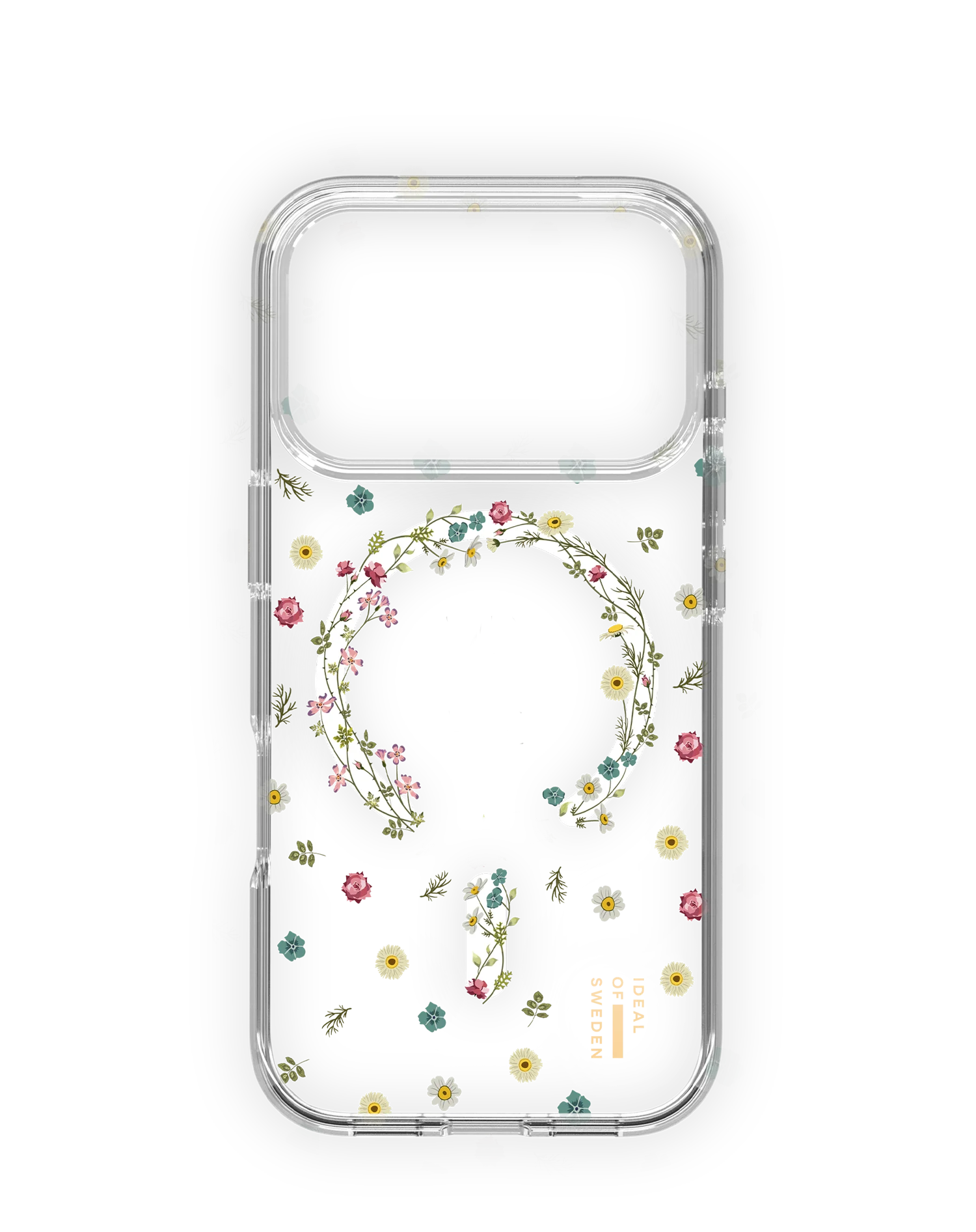 IDEAL OF SWEDEN iPhone 17 Pro Max Magsafe kompatibilis átlátszó tok, kis virágos (IDCLCMS-I2567P-507)