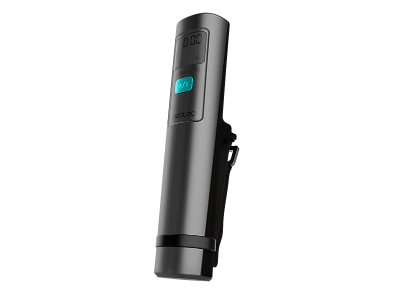 Báscula de equipaje - Cecotec TravelControl 5000 EcoPower, Sin pilas ni batería, Dinamo incorporada, Pantalla LED, Correa flexible, 50kg ,Negro