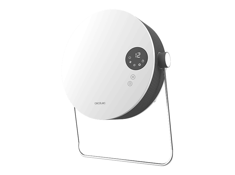 Calefactor | Cecotec ReadyWarm 2000 Round, 2000 W, Con toallero, Mando