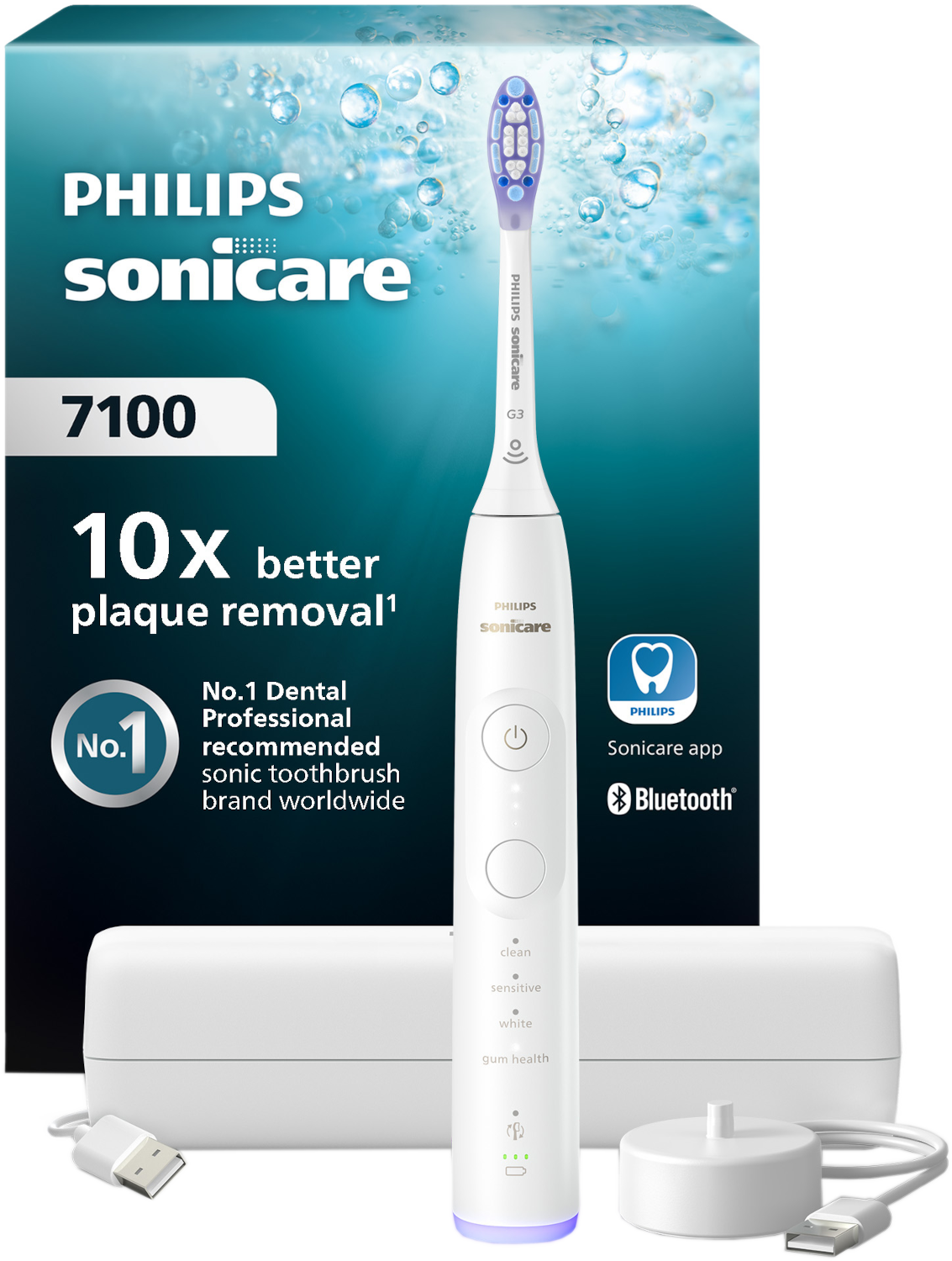 Philips Sonicare 7100 Series Hx7420/01 Elektrische Tandenborstel Wit