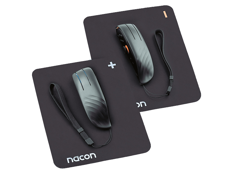 Kit accesorios - Nacon Joy-Con Mouse Pack: 2 Fundas para convertir en ratón + Alfombrillas de Tiras, Para Nintendo Switch 2, Negro