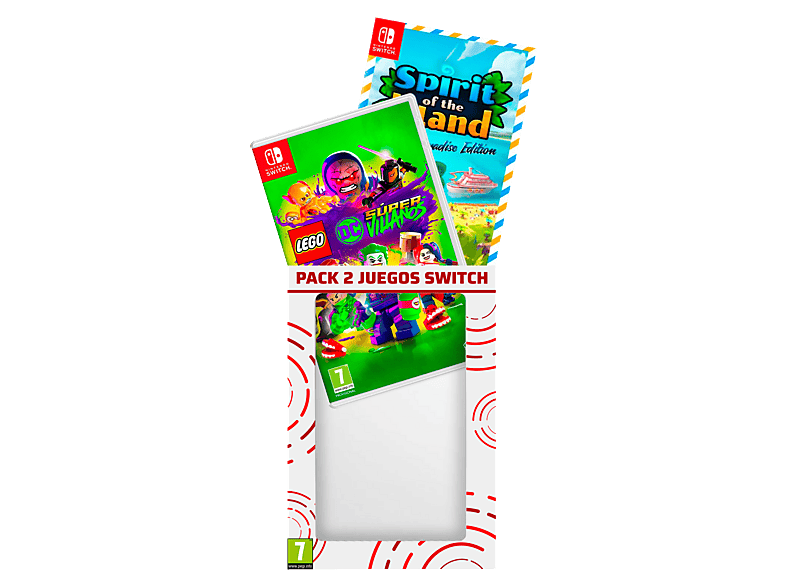 Nintendo Switch Pack 2 juegos: LEGO DC Super Villanos + Spirit of the Island (Paradise Edition)