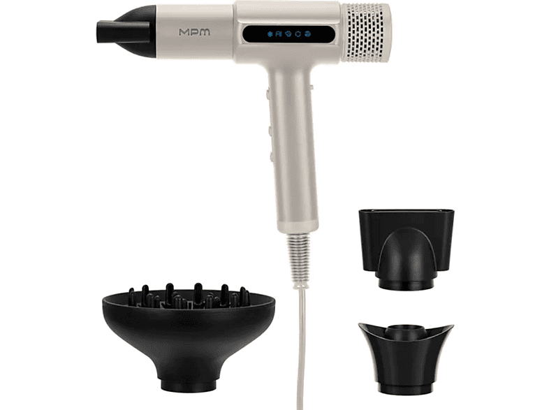 Suszarka do włosów MPM MSW-26 Beżowo-czarny