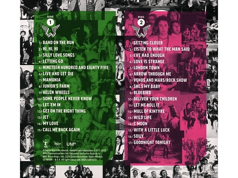 Thumbnail - Paul Mccartney & Wings - WINGS (Ltd. 2CD,36pg Book, Poster) (CD)