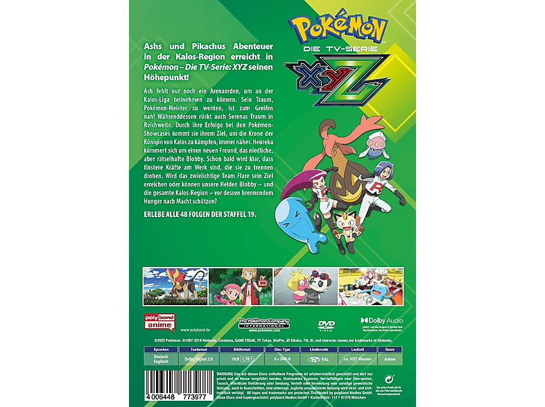 Thumbnail - Pokemon - Die TV-Serie: XY Staffel 19 DVD