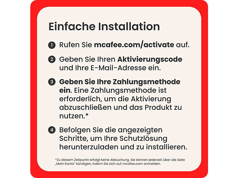 McAfee Total Protection 10 Geräte 1 Jahr für Windows, macOS, Android, iOS, ChromeOS [Download Code]; Electronic Software Download