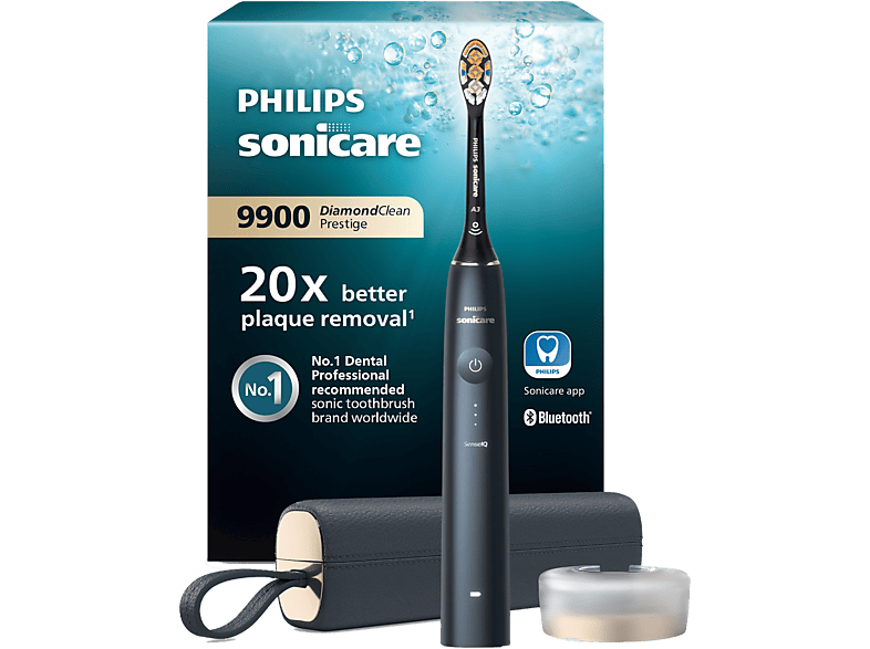 Philips Hx9992/12 Sonicare Diamondclean Prestige Elektrische Tandenborstel Marineblauw