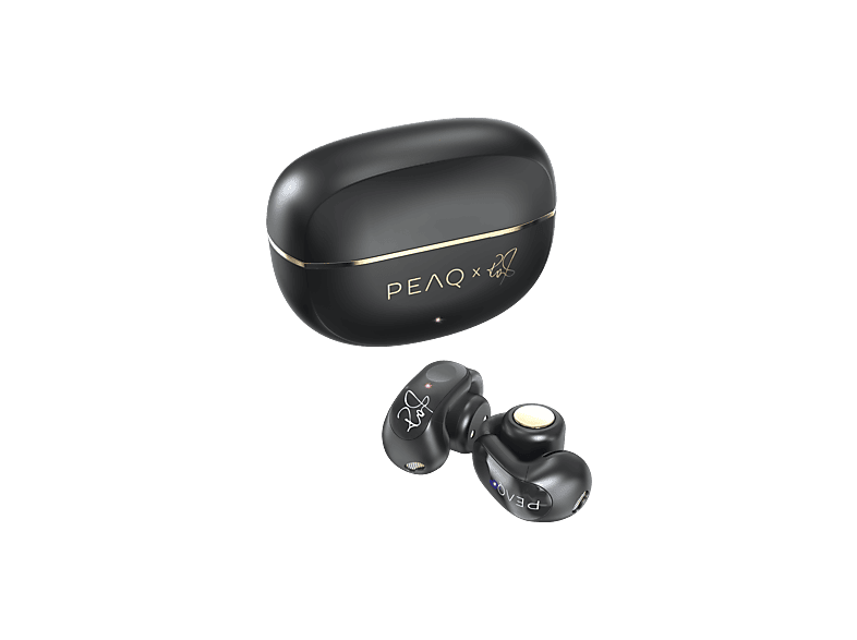 PEAQ ICONIC Sound 3 - PTW-4000-RW, In-ear Kopfhörer Bluetooth Schwarz