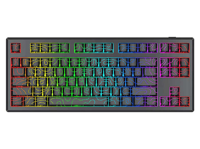 Redragon K737B-RGB-PRO Uranus Pro Silky Frost Linear Switch Czarny