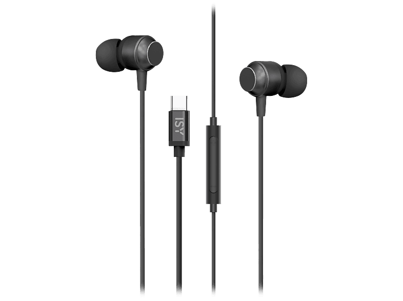 ISY IIE-1102-1 BK Kabelgebundene, In-ear Kopfhörer Schwarz