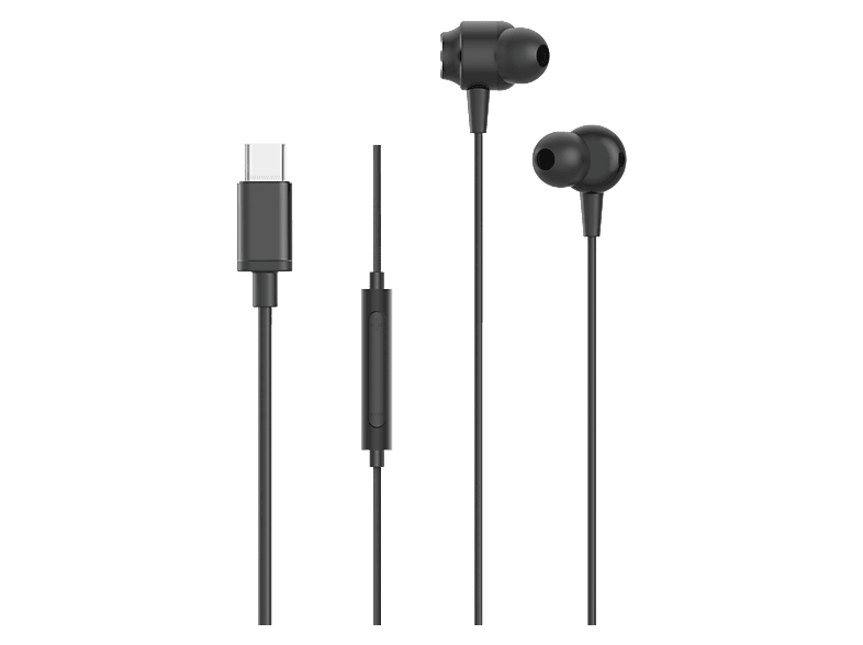 ISY IIE-1102-1 BK IN-Ear Wired Headset Typ C, Schwarz; Kopfhörer — Foto 2 von 2