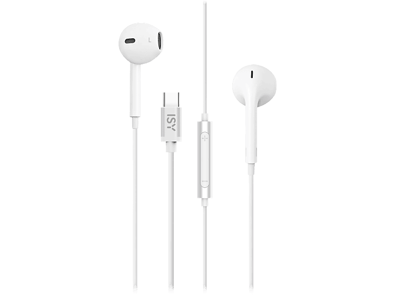 ISY IIE-1200-1-WT Kabelgebundenes , In-ear Kopfhörer Weiß