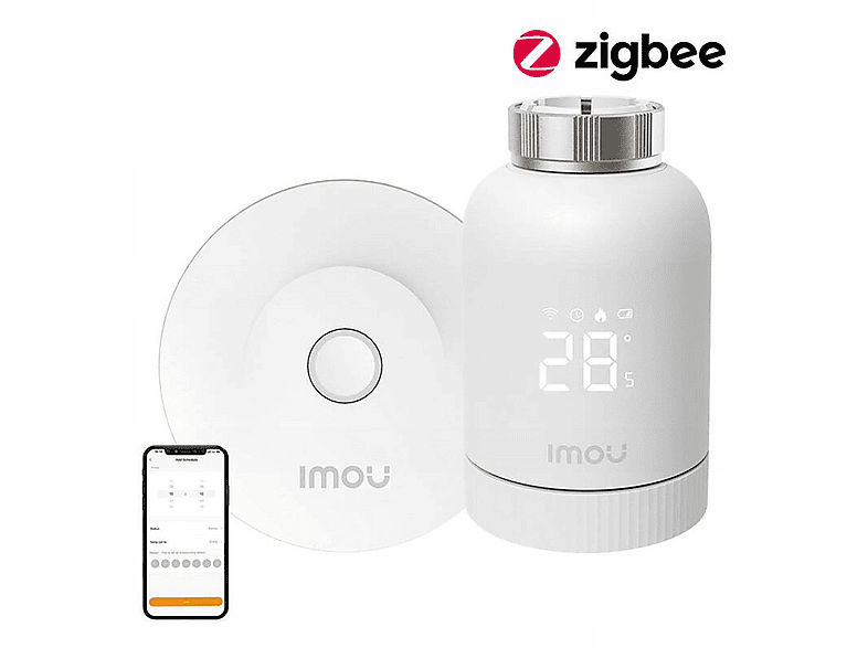 Głowica termostatyczna IMOU TRV1 + Bramka ZigBee – zdjęcie 2