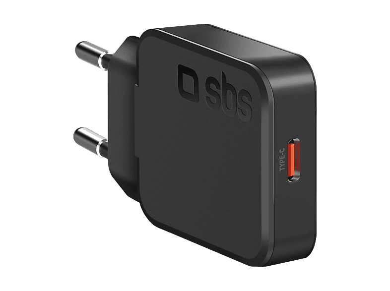 Ładowarka sieciowa SBS TETRGAN1C20SLIM Ultra-Slim GaN 20W Czarny