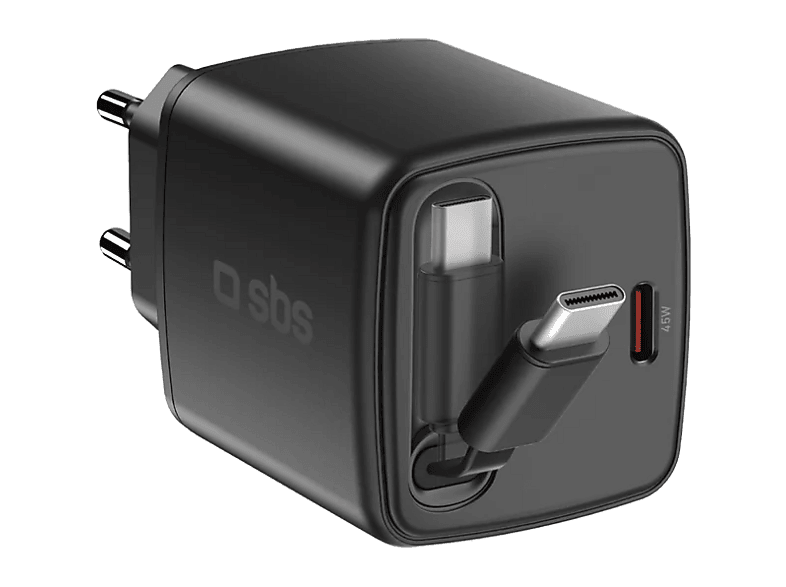 Ładowarka sieciowa SBS GAN 45W Czarny