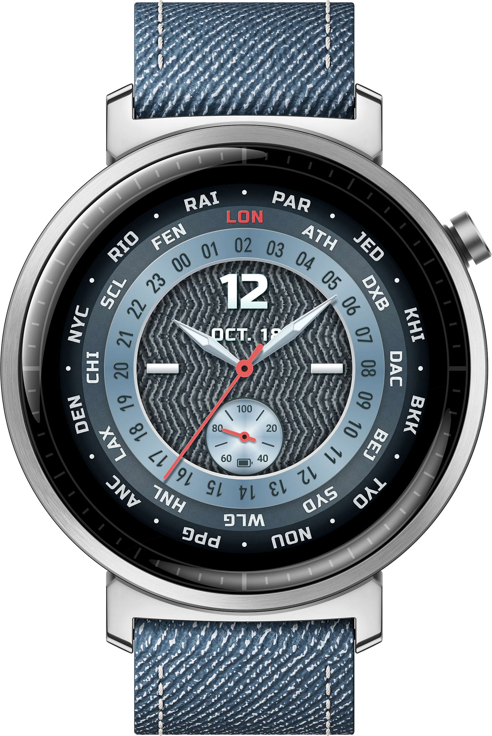 HONOR Watch Fit Elegant okosóra, farmer kék szíjjal (5502ABWP)