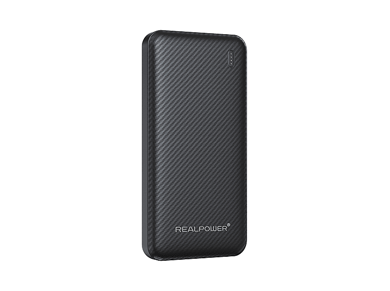 REALPOWER PB-10000 Plus Powerbank 10.000 mAh Schwarz