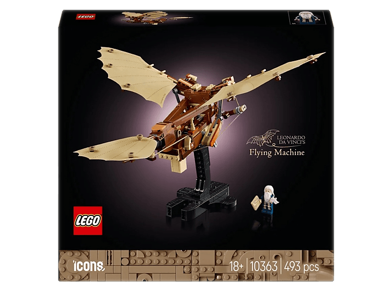 LEGO 10363 Icons Maszyna latająca Leonarda da Vinci