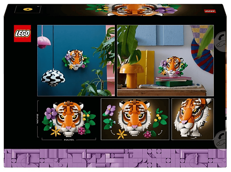LEGO Art 31217 Kolekcja zwierząt — tygrys – zdjęcie 2