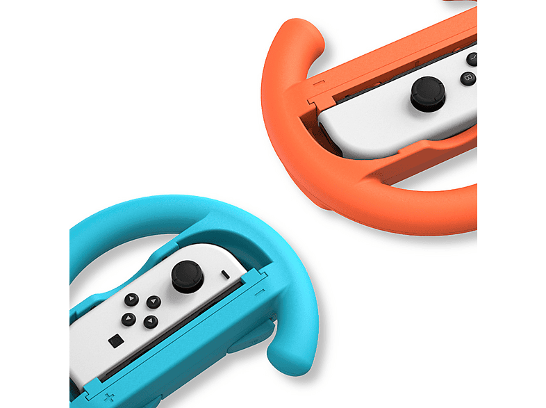 Uchwyt na Joy-Con YAXO Wheels Set Inferno Pomarańczowy/Niebieski – zdjęcie 3
