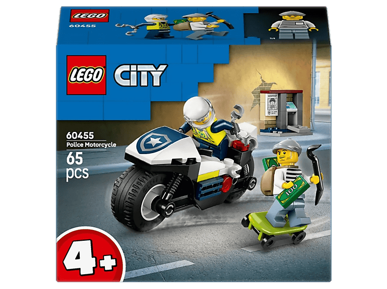 LEGO 60455 City Pościg na motocyklu policyjnym