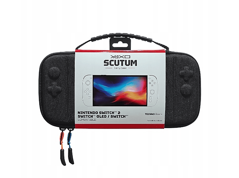 Etui YAXO Scuntum do Nintendo Switch/Nintendo Switch 2/Nintendo Switch Oled Czarny – zdjęcie 2