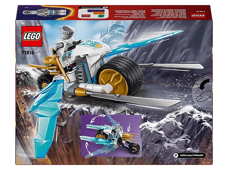 LEGO Ninjago Lodowy motocykl Zane’a (71816) – zdjęcie 3