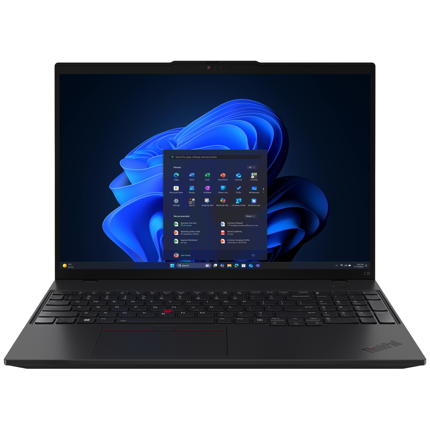 Lenovo Thinkpad L16 Gen 2 (amd) - 16 Inch Amd Ryzen™ 5 Pro 215 Gb 512 Windows 11 Pro afbeelding