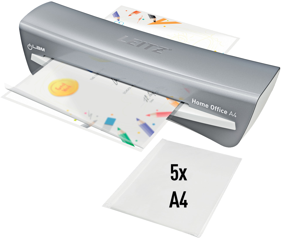 LEITZ iLAM Home Office A4 laminálógép, szürke (73680089)
