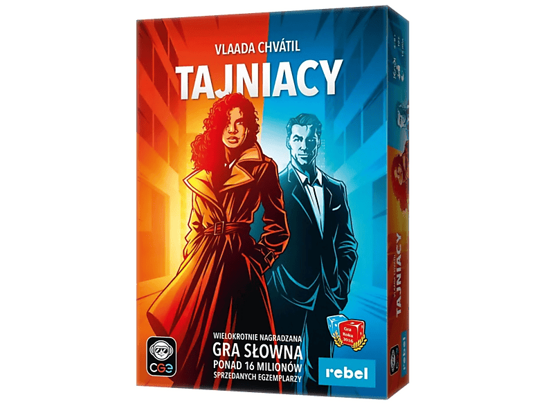 Gra słowna REBEL Tajniacy (edycja 2025) Wielokolorowy