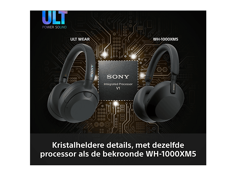 SONY ULT Wear Hoofdtelefoon Zwart kopen? | MediaMarkt