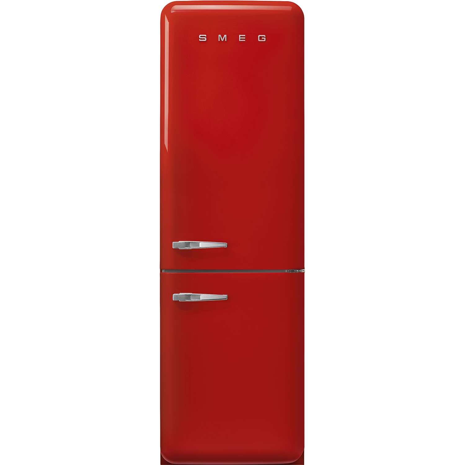 SMEG FAB32RRD6 - Retro Koel-vriescombinatie - 196.8 cm - Rechtsdraaiende deur - 331 L - Rood afbeelding