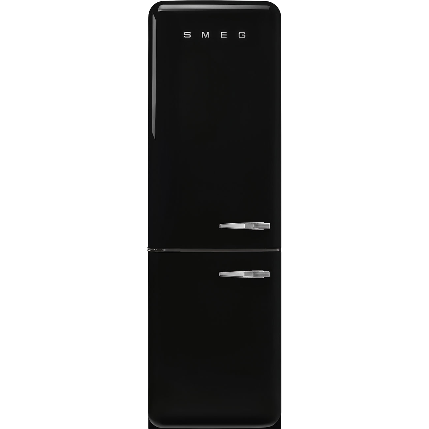 SMEG FAB32LBL6 - Retro Koel-vriescombinatie - 196.8 cm - Linksdraaiende deur - 331 L - Zwart afbeelding