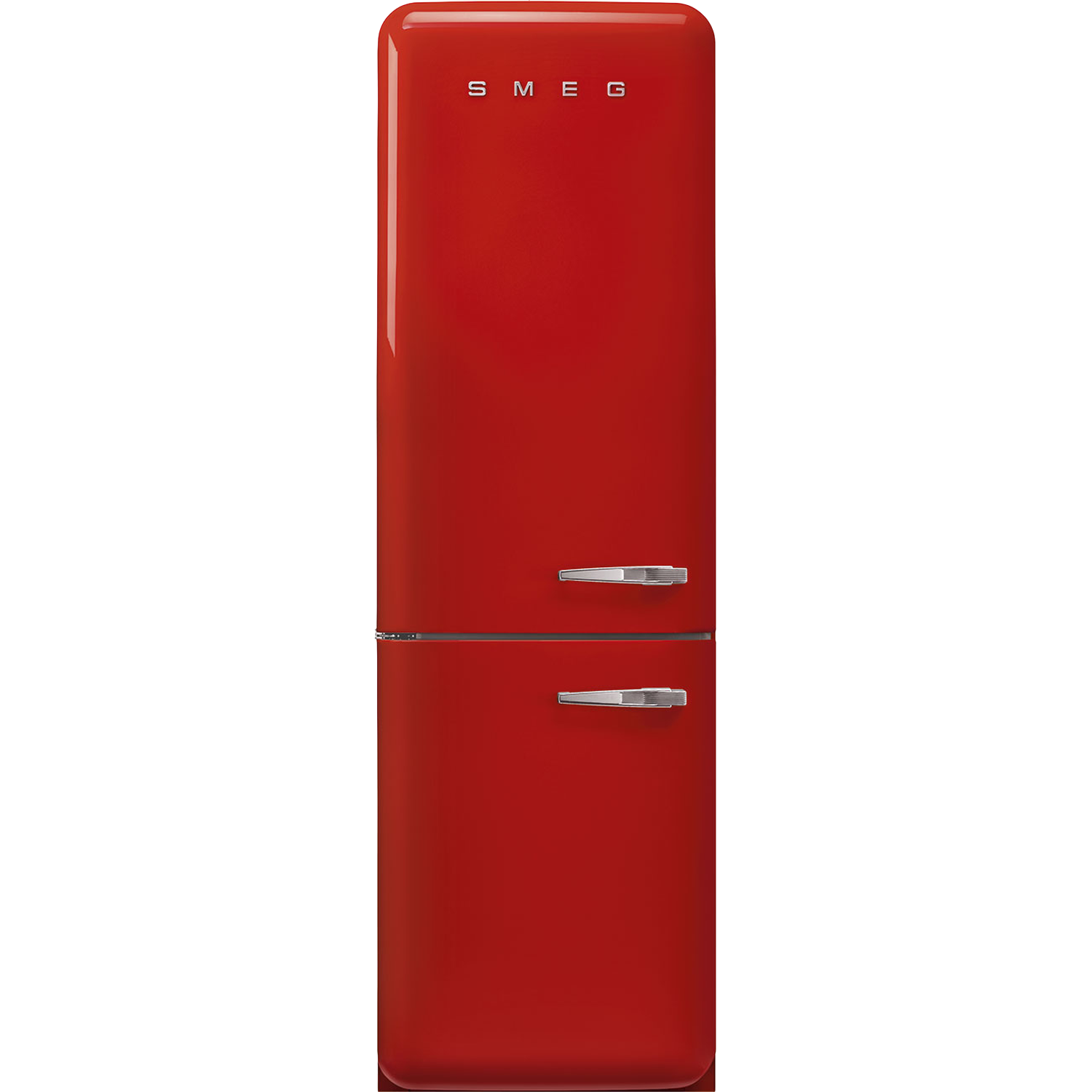 Smeg Fab32lrd6 - Retro Koel-vriescombinatie 196.8 Cm Linksdraaiende Deur 331 L Rood