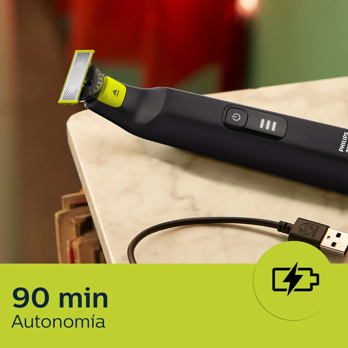 90 minutos de autonomía