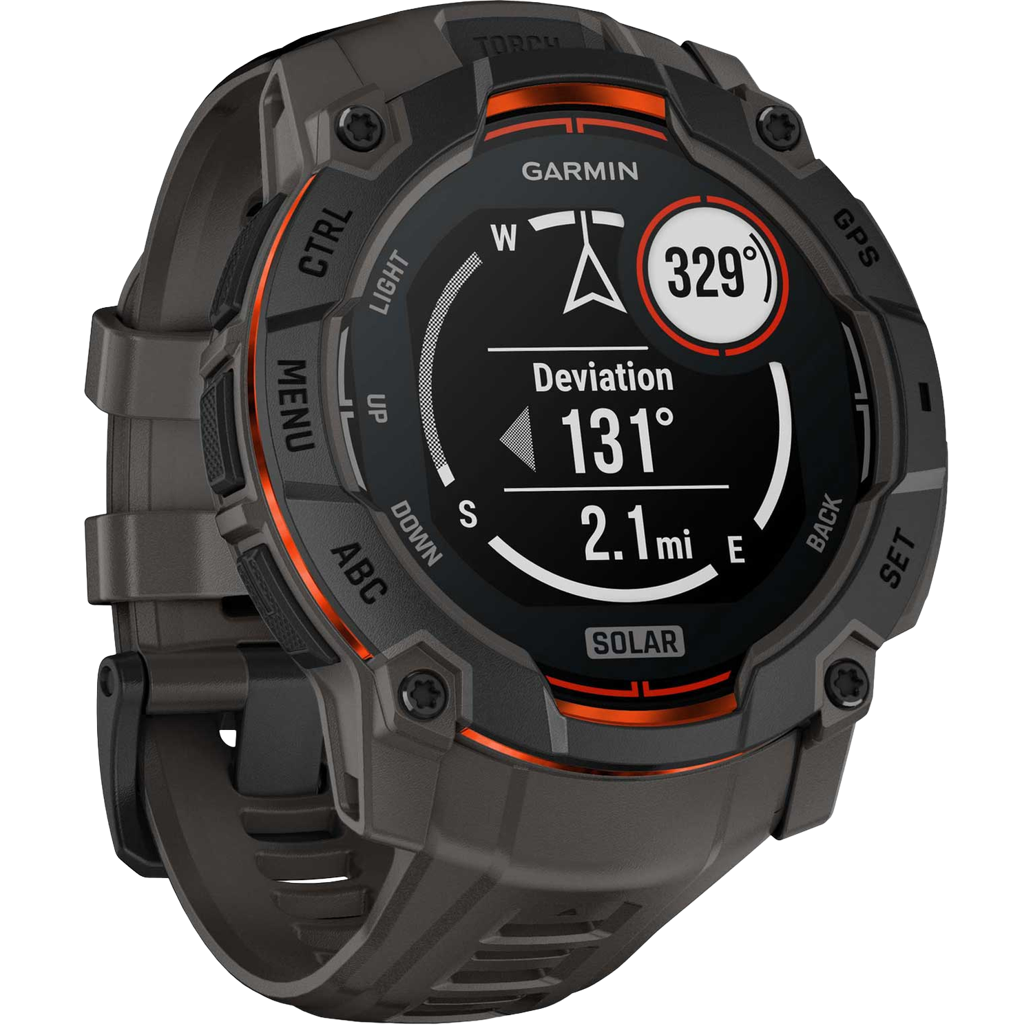 Garmin Instinct 3 50mm Solar Smartwatch Donkergrijs