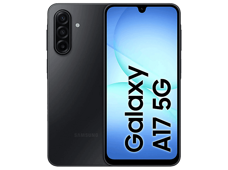 Samsung Galaxy A17 5G, Negro, 256 GB, 8 GB RAM, 6.7, FHD+ Super AMOLED, Mediatek G99 Octa-core, 5000 mAh, Android 15