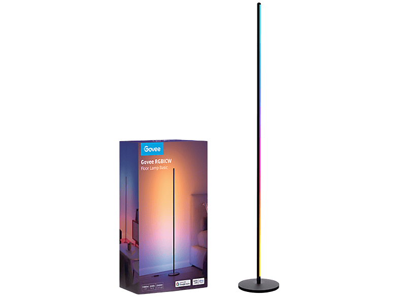 Govee Rgbicw Floor Lamp Slimme Ledlamp Zwart afbeelding